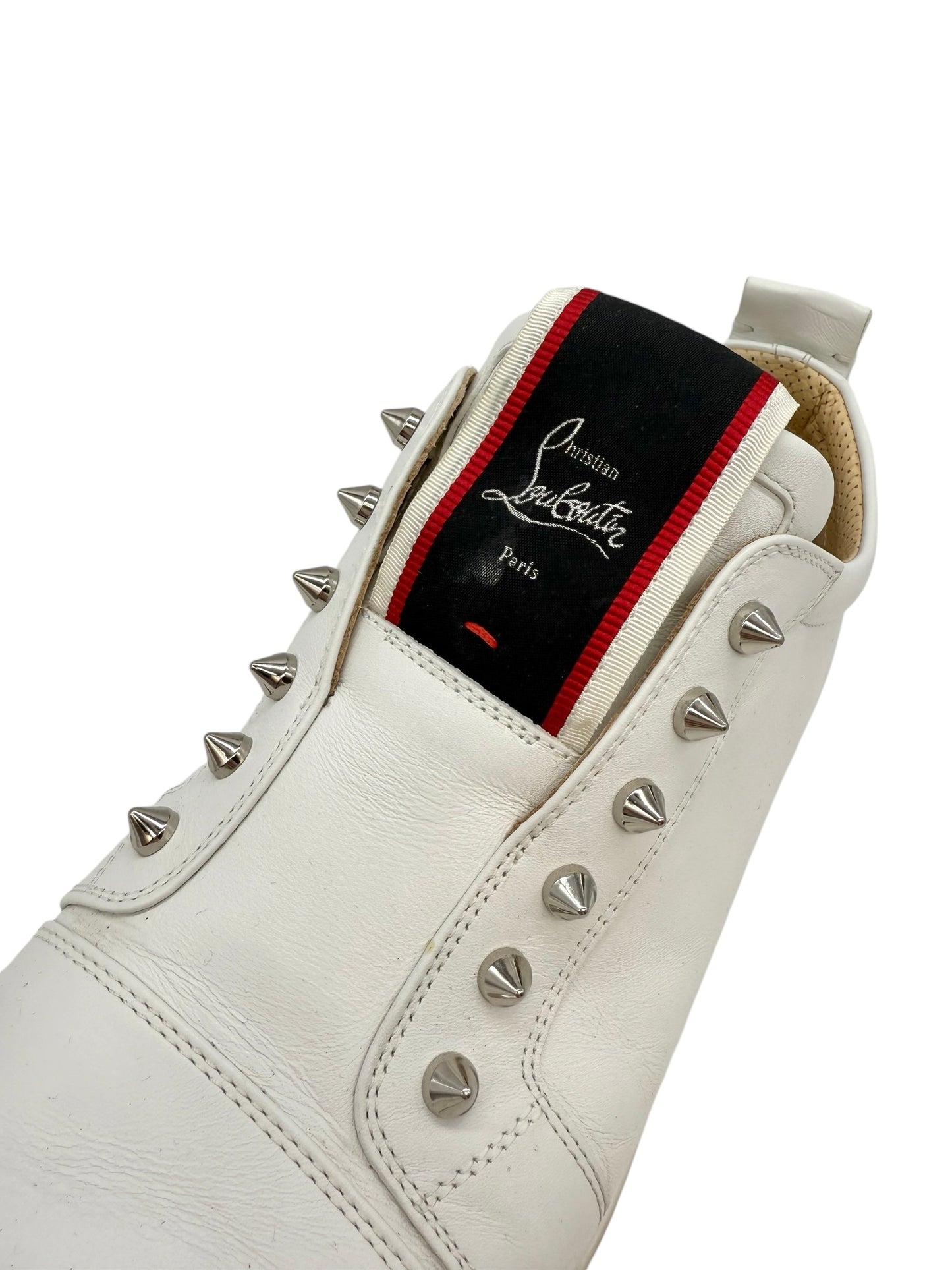 Christian Louboutin Men’s White Fique A Vonde Sneakers