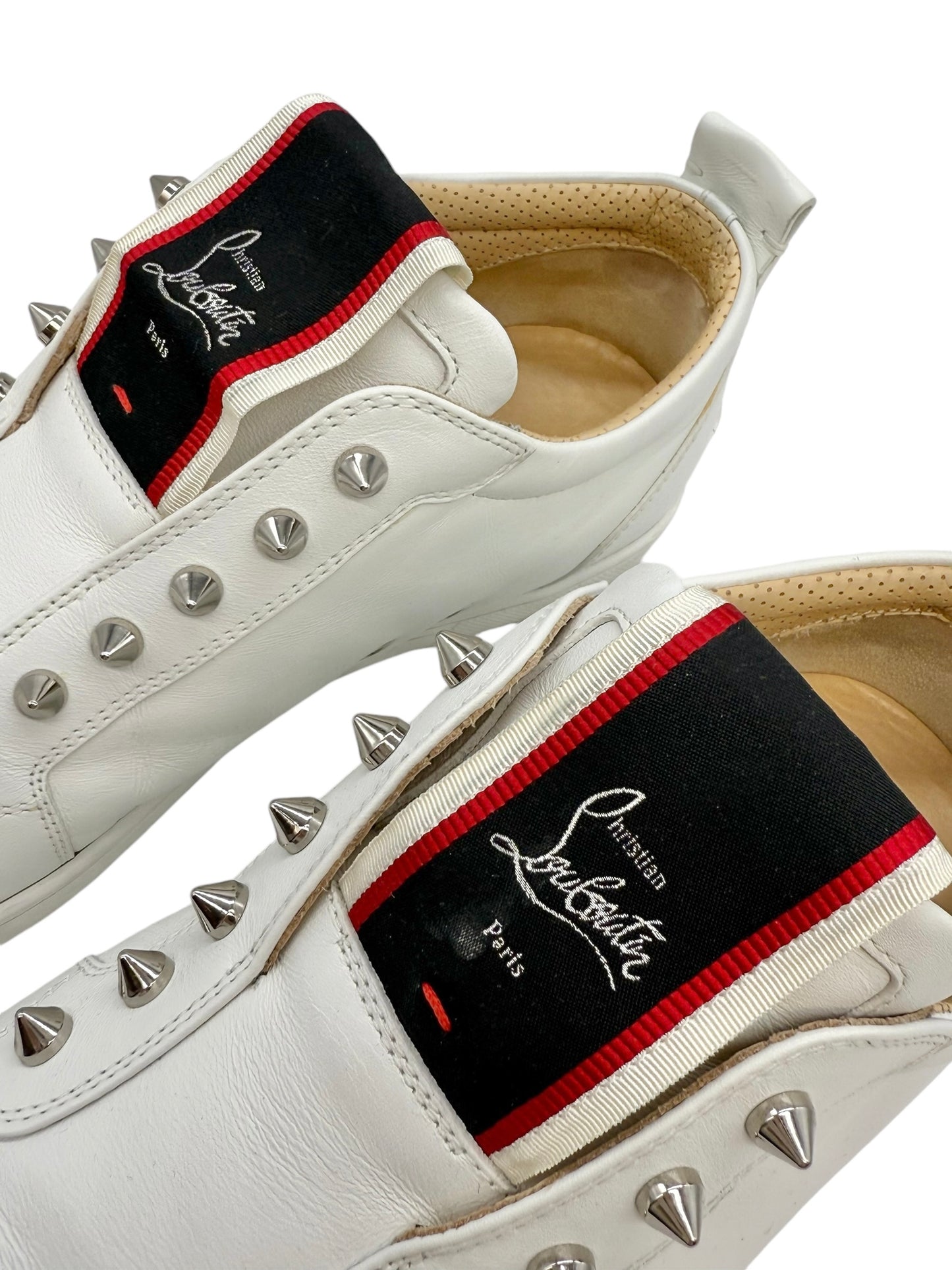 Christian Louboutin Men’s White Fique A Vonde Sneakers