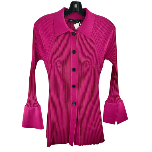 Proenza Schouler Rib-Knit Bell-Cuff Cardigan