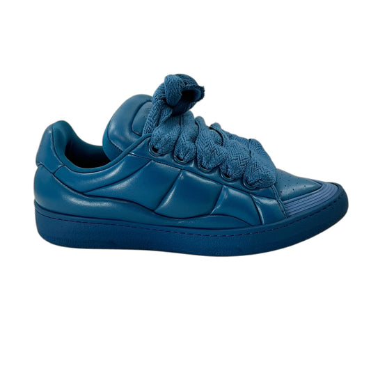 Lanvin Curb XL Padded Leather Low-Top Sneakers - Ocean Blue