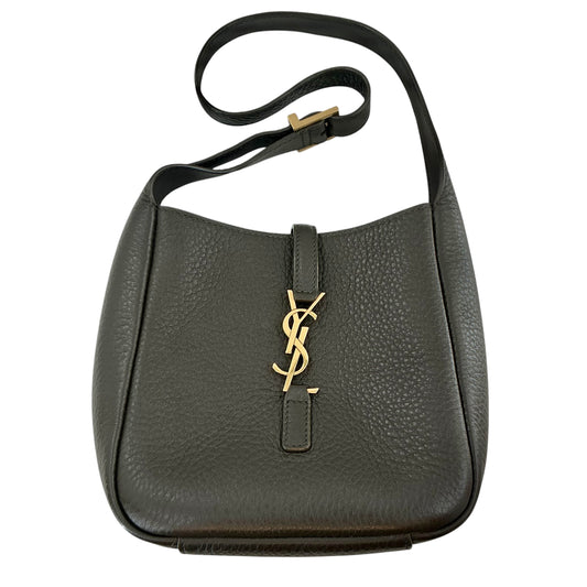 Saint Laurent Le 5 à 7 Supple Baby Grained Leather Hobo Bag