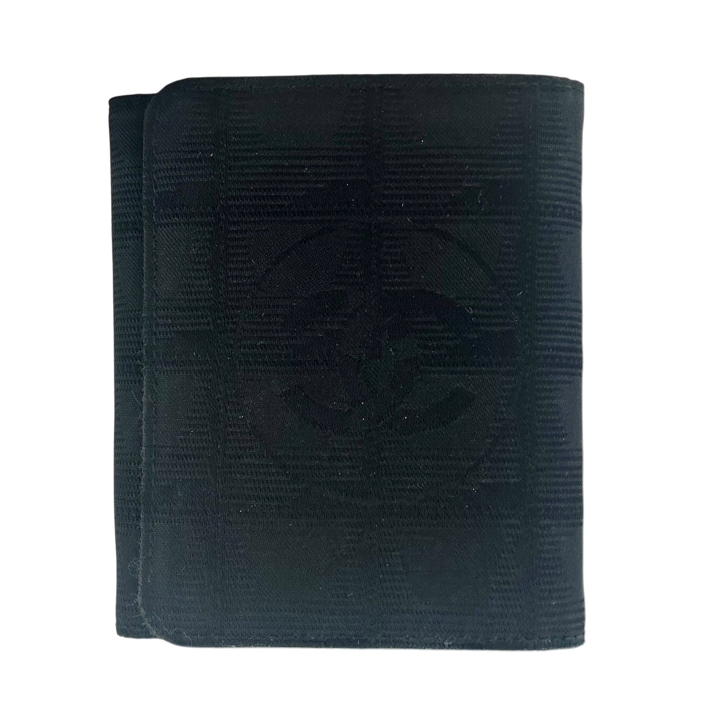Chanel Travel Line Jacquard Bi-Fold Wallet