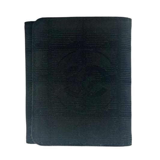Chanel Travel Line Jacquard Bi-Fold Wallet