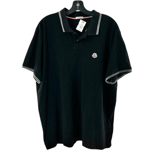 Moncler Logo Patch Cotton Piqué Polo Shirt