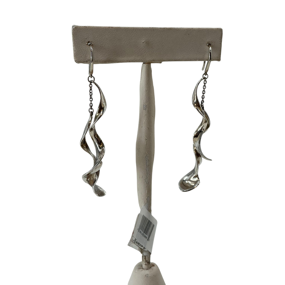 Tiffany & Co. x Frank Gehry Sterling Silver Double Orchid Drop Earrings