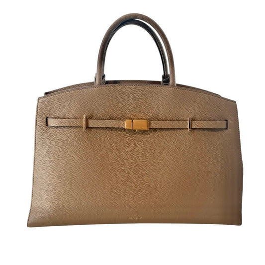DeMellier London "The Hudson" Grained Leather Satchel