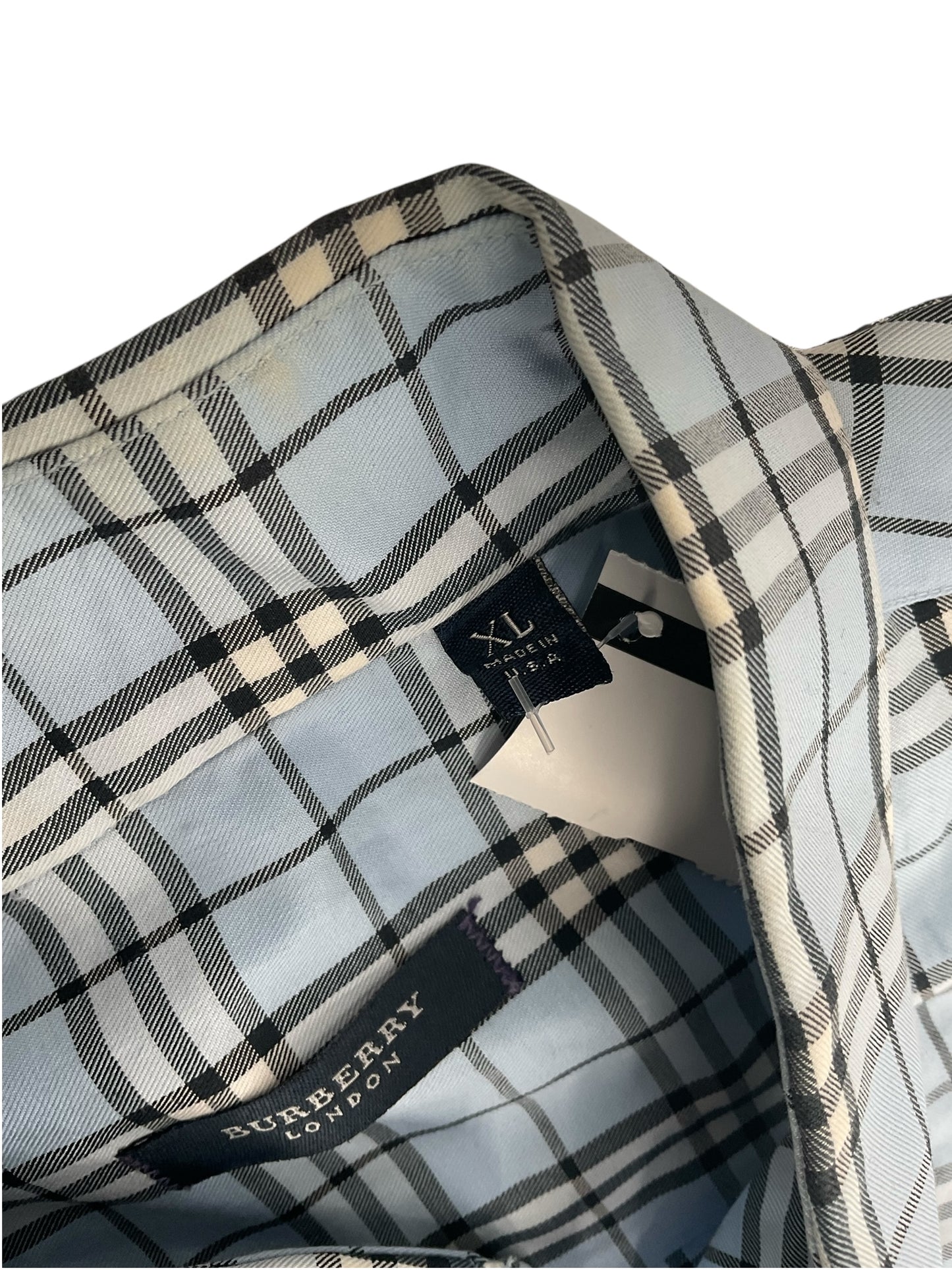 Burberry London Men’s Check Print Shirt