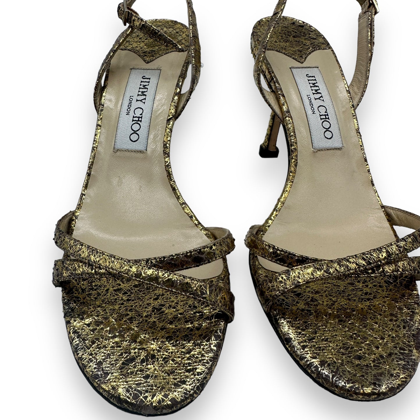 Jimmy Choo Snakeskin Animal Print Slingback