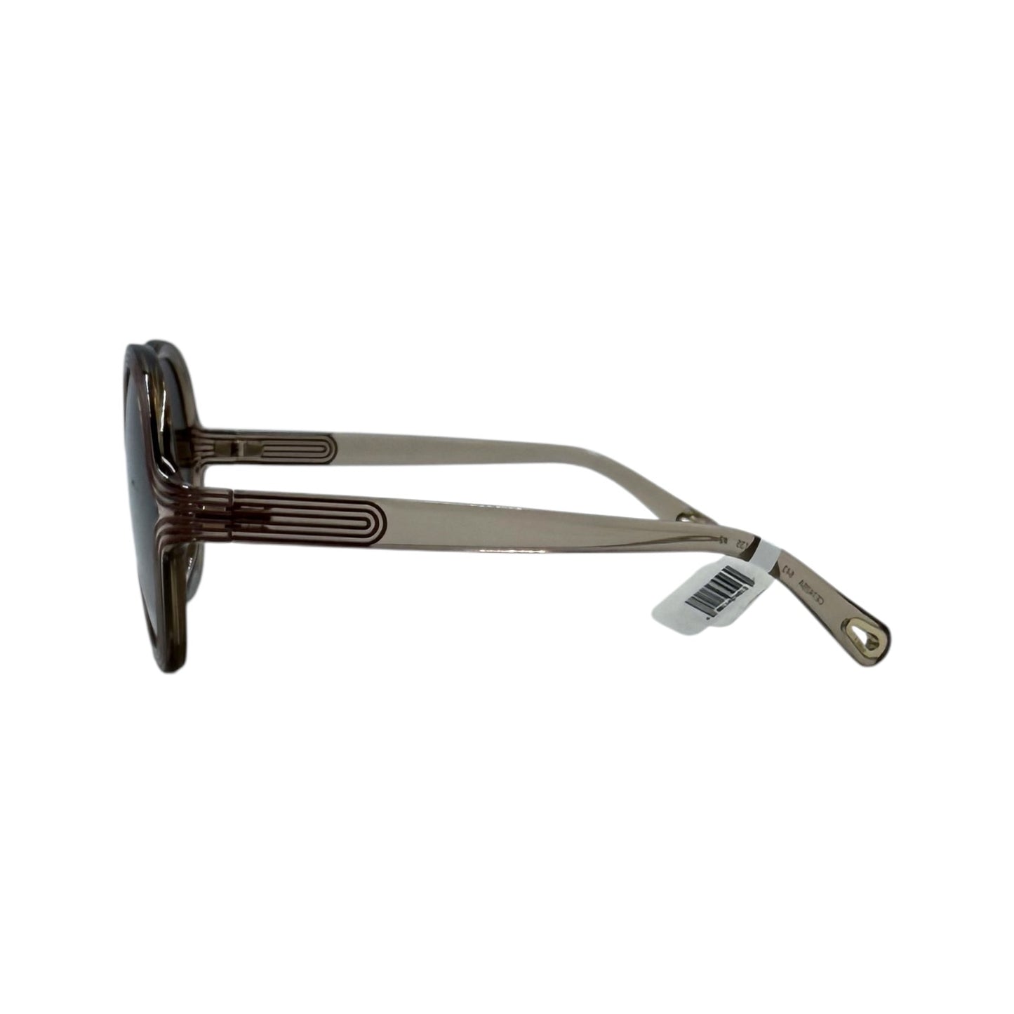 Chloé Oversized Wavy Round Sunglasses