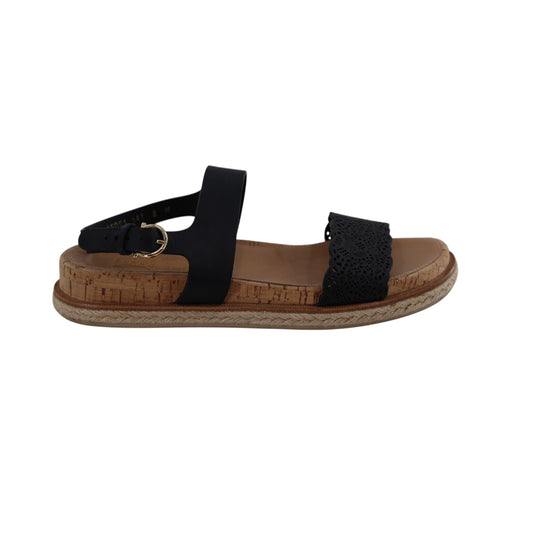 Ferragamo Black and Brown Sandals