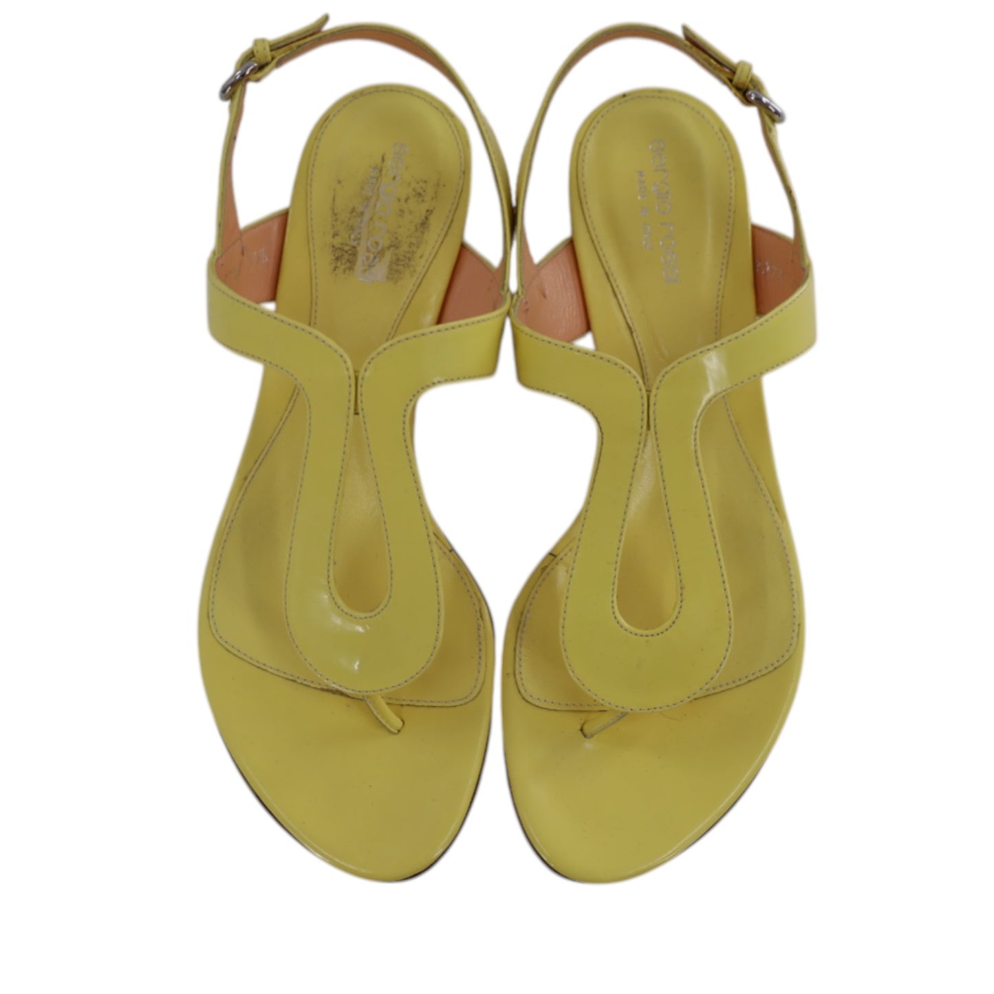 Sergio Rossi Yellow Sandals