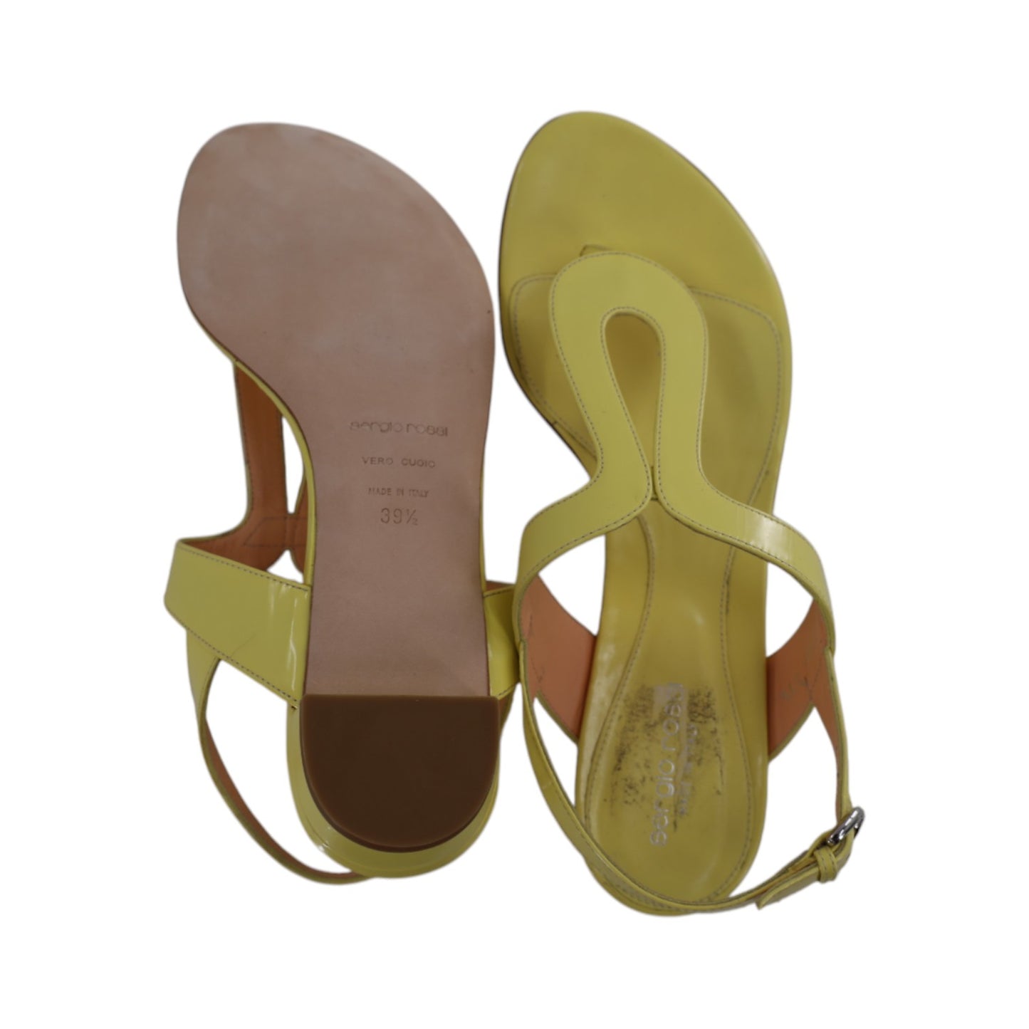 Sergio Rossi Yellow Sandals