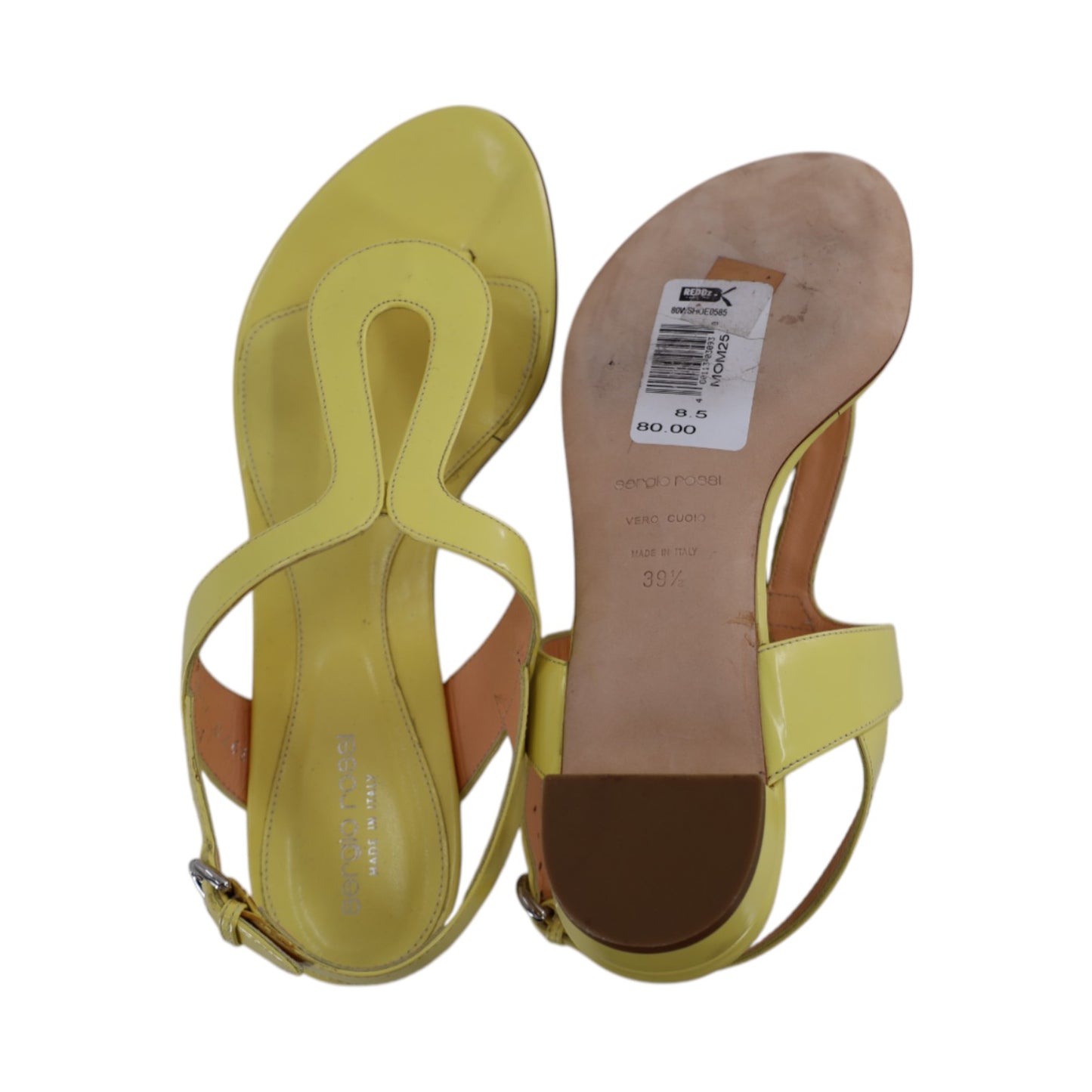 Sergio Rossi Yellow Sandals