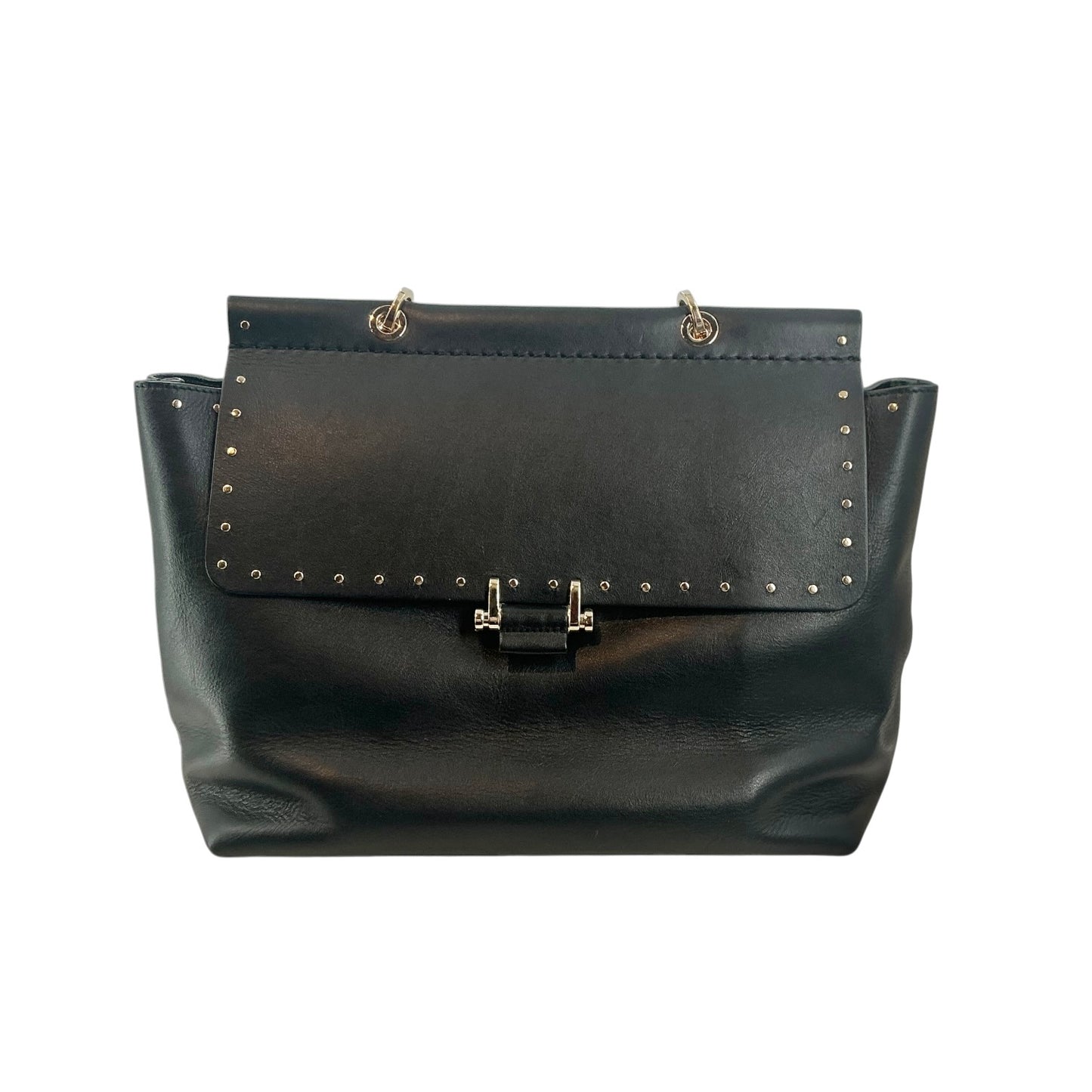Lanvin Essential Leather Studded Shoulder Bag