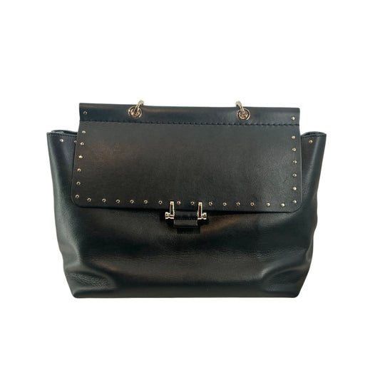 Lanvin Essential Leather Studded Shoulder Bag