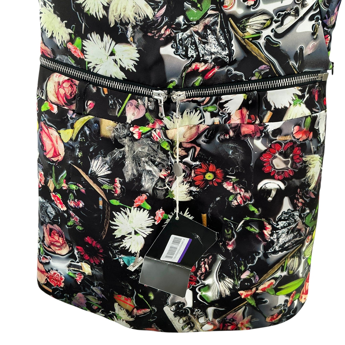 McQ Alexander McQueen Festival Floral Print Mini Dress