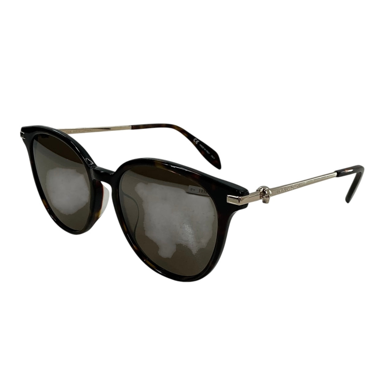 Alexander McQueen AM0135S Skull Tortoise Sunglasses