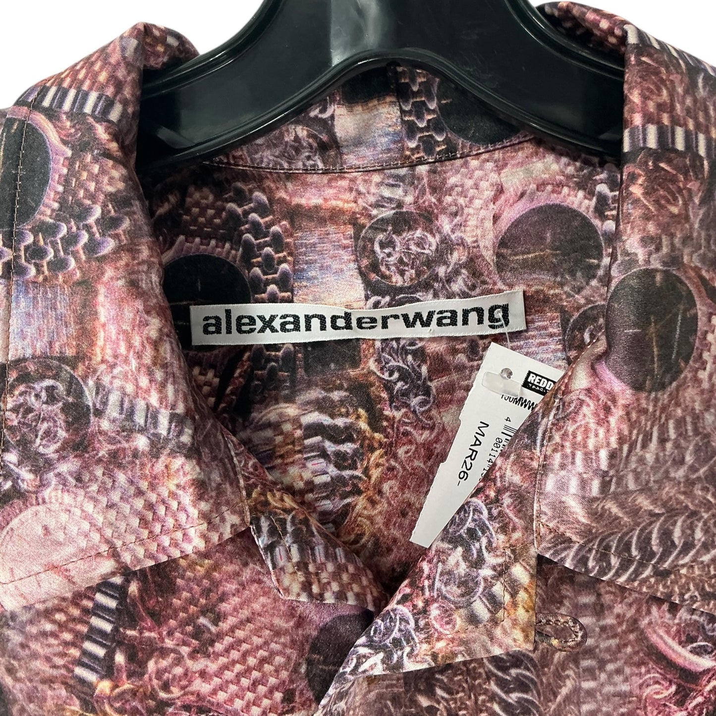 Alexander Wang Short Sleeve Button Down Shirt