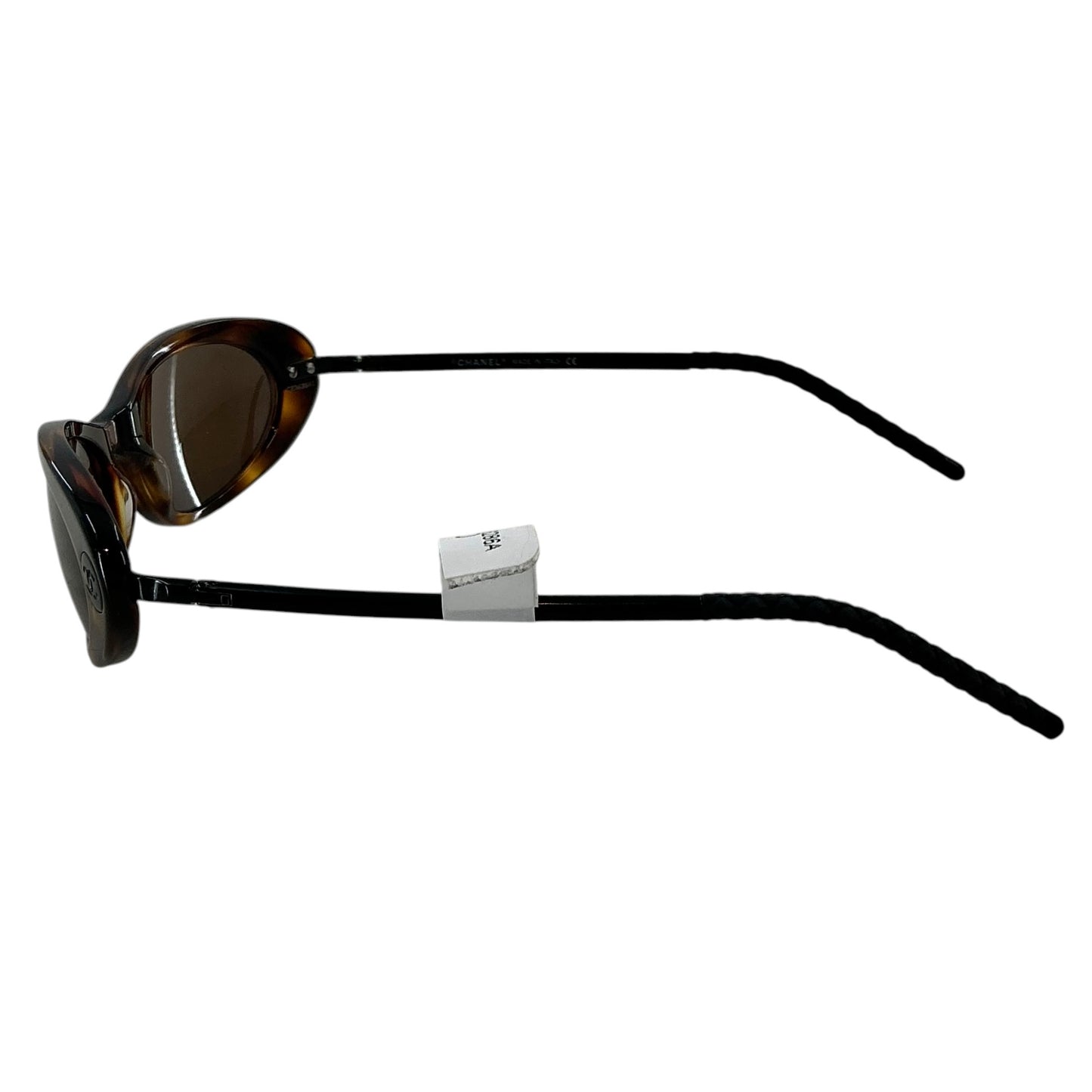 Chanel Tortoiseshell Oval Cat-Eye Sunglasses