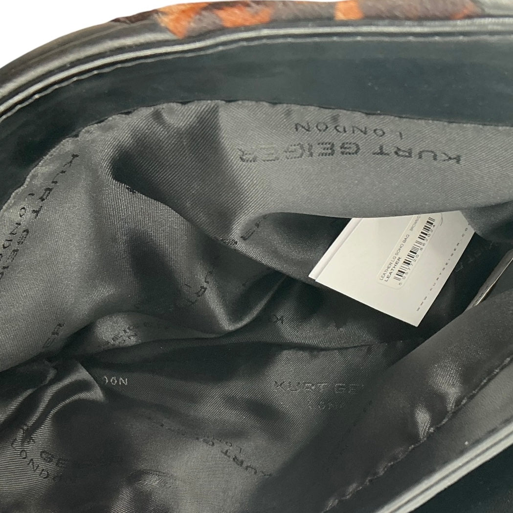 Kurt Geiger London Large Soho Leather & Calf Hair Shoulder Bag