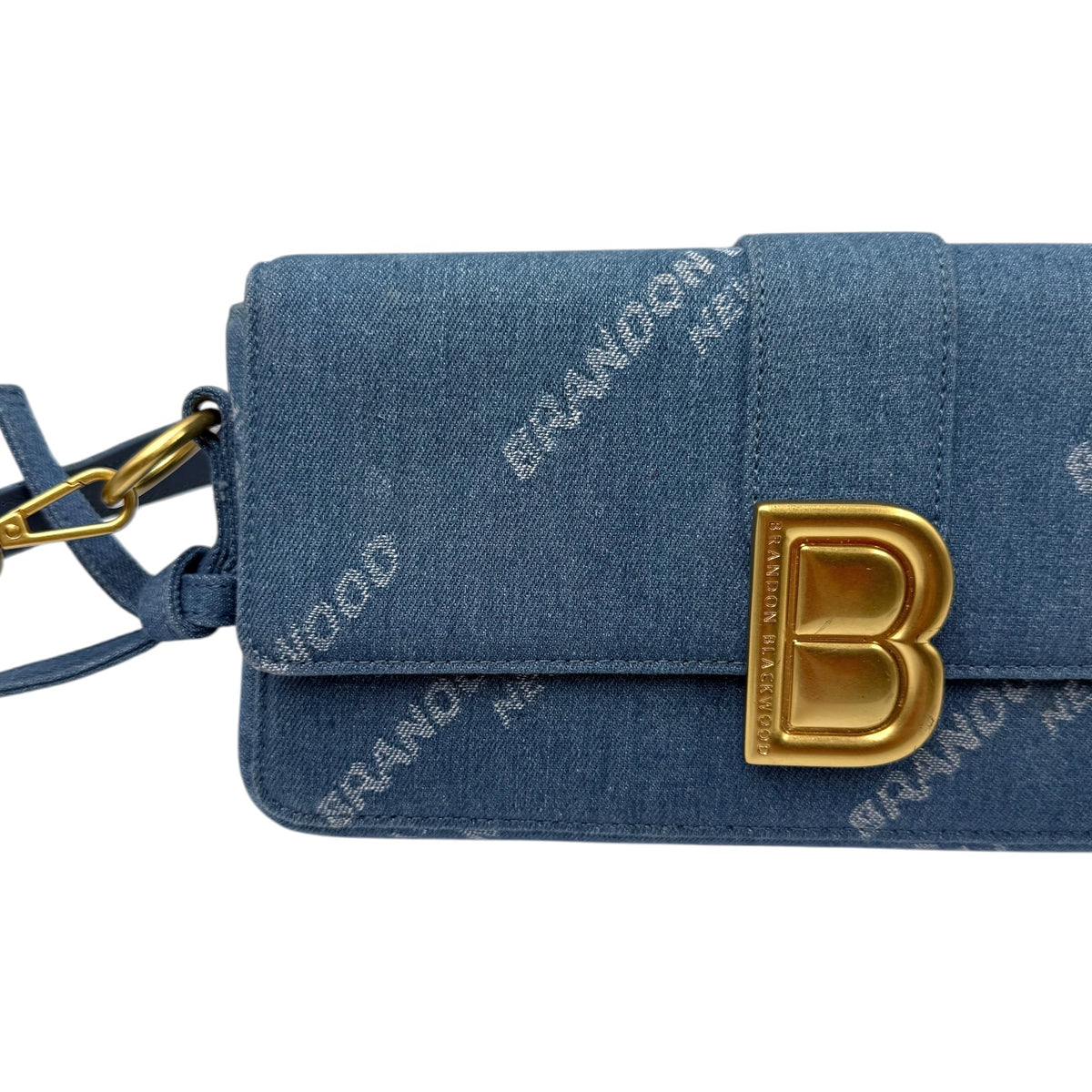 Brandon Blackwood Nia Denim Shoulder Bag