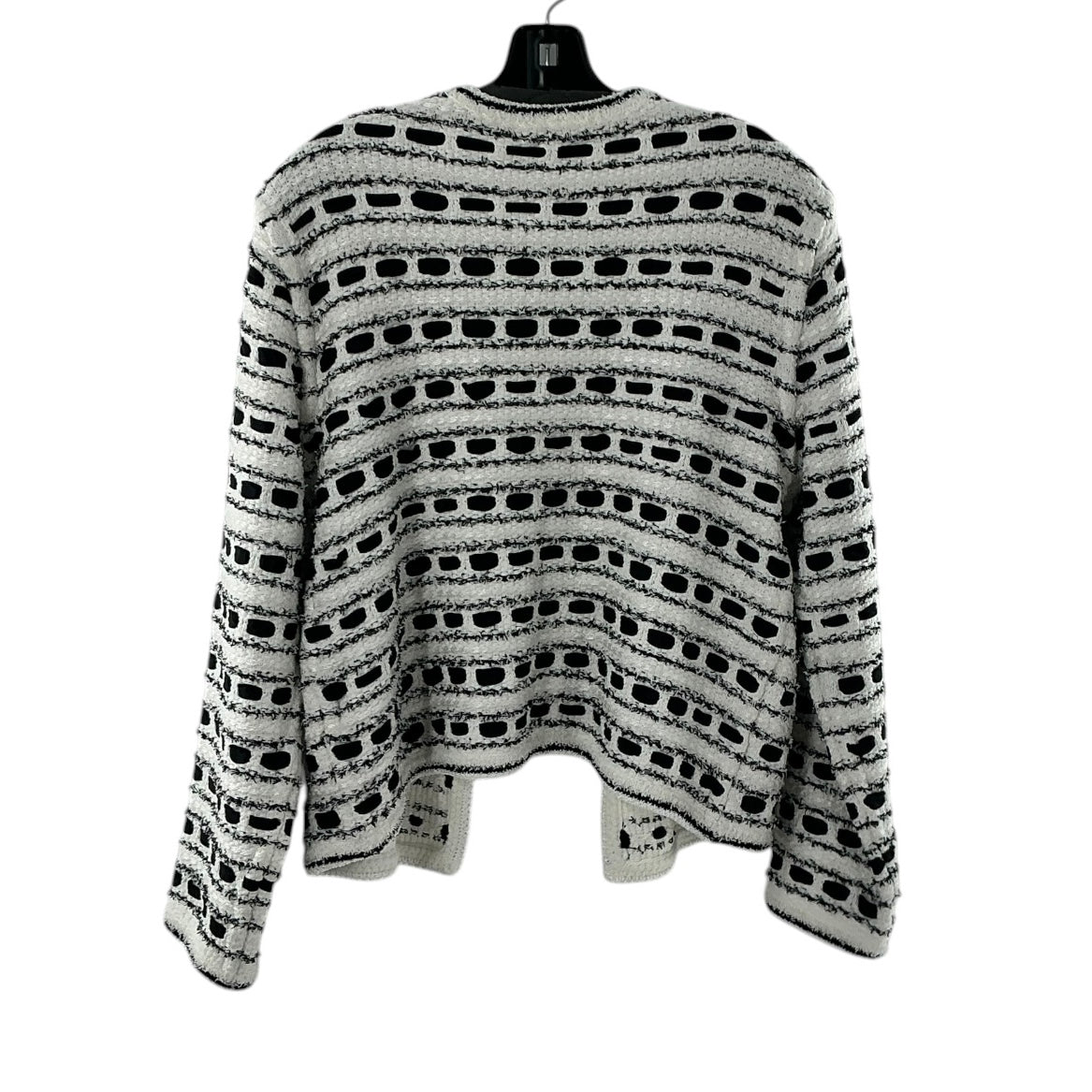 Alice + Olivia Marjorie Textured Tweed Stitch Cardigan Jacket