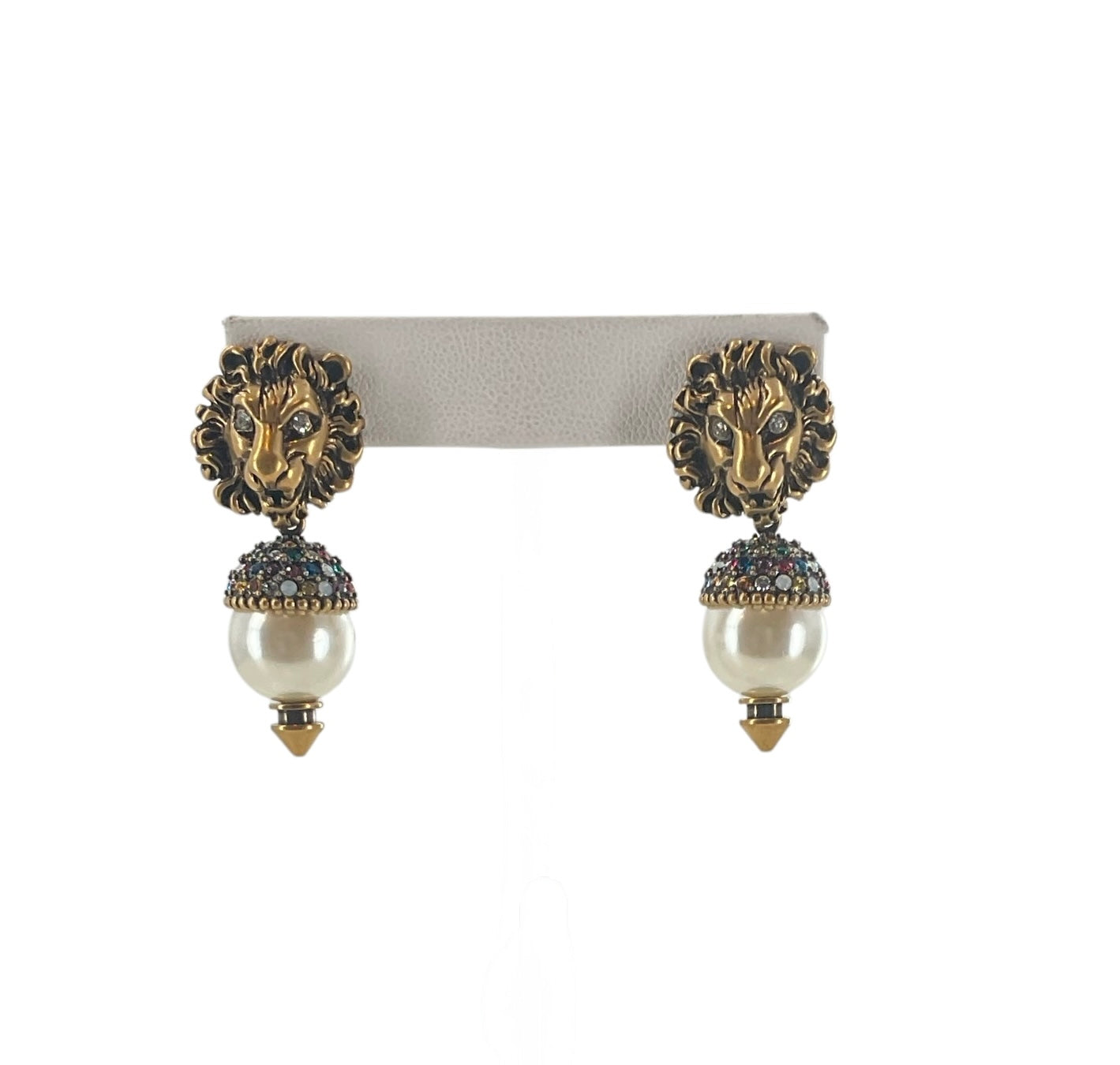 Gucci Lion Head Earrings