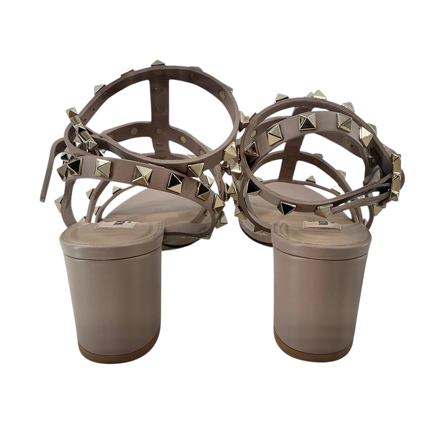 Valentino Garavani Rockstud Caged 60mm Leather City Sandals