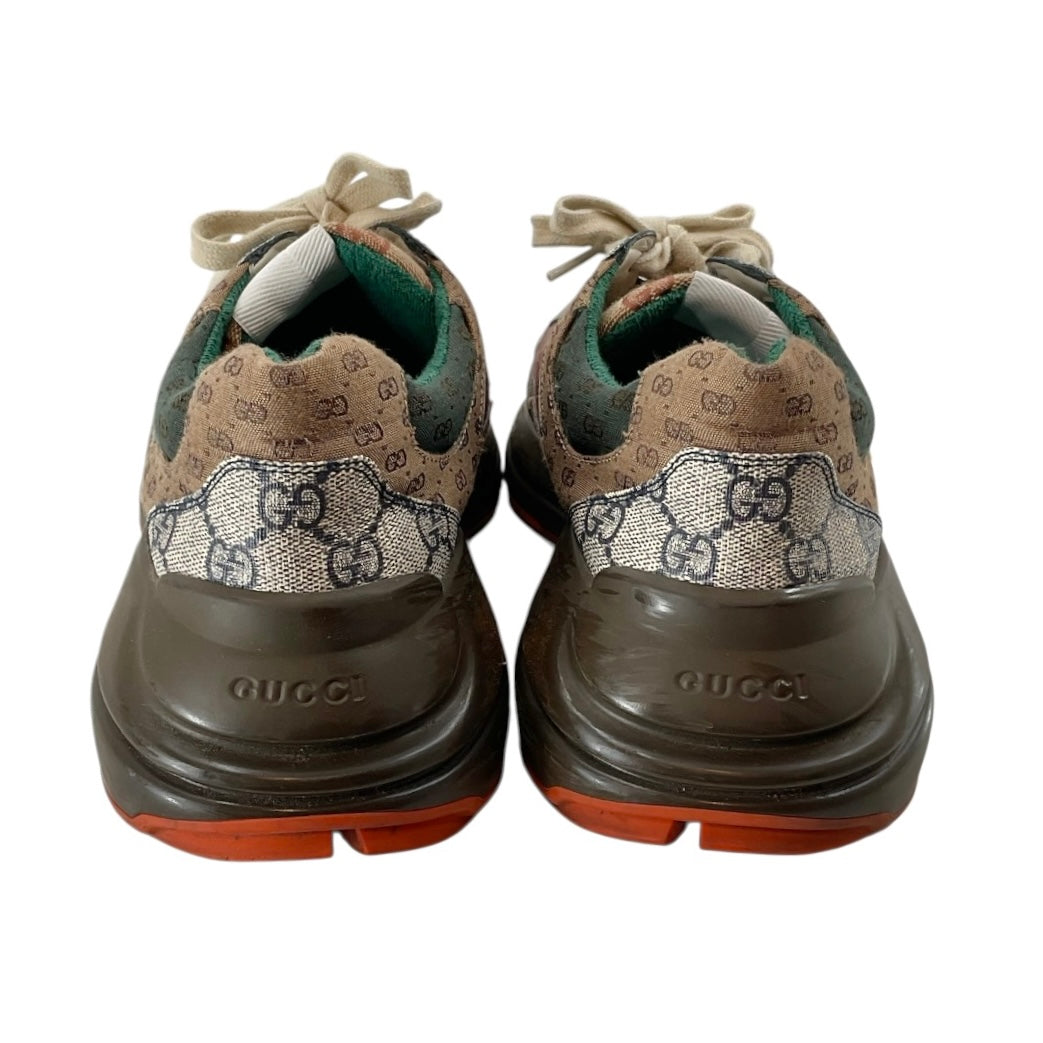 Gucci Rhyton GG Supreme Mixed Fabric Sneakers