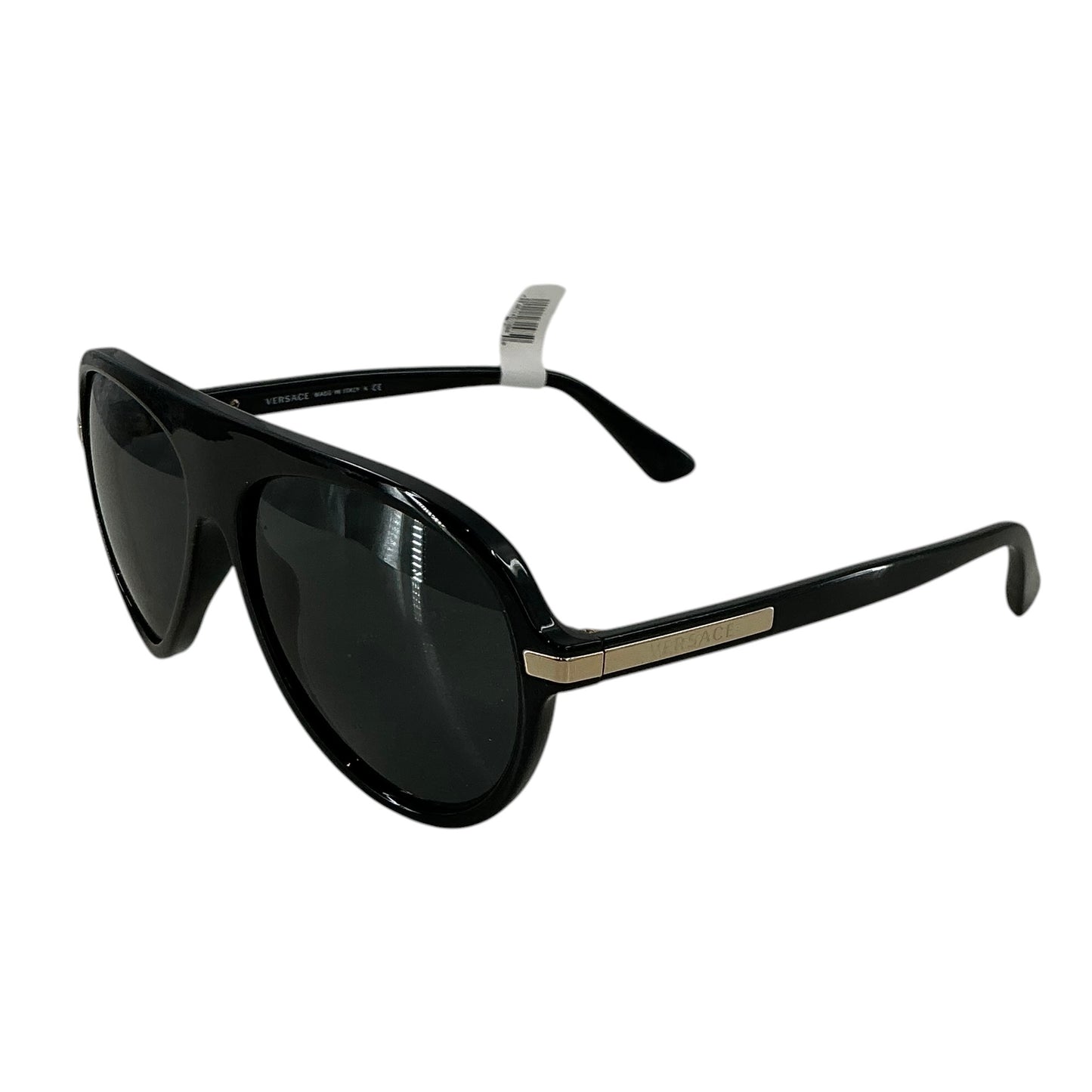 Versace VE4321 GB1/87 Black & Gold Pilot Sunglasses