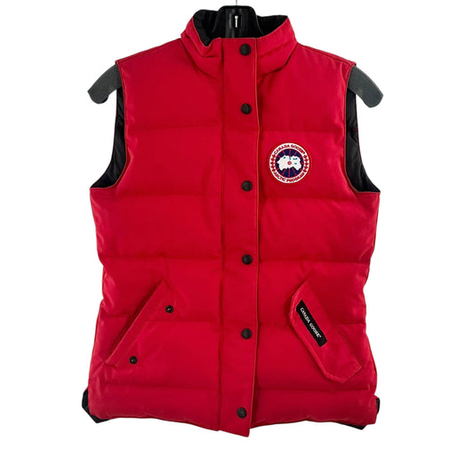 Canada Goose Women's Freestyle Puffer Down Vest Red