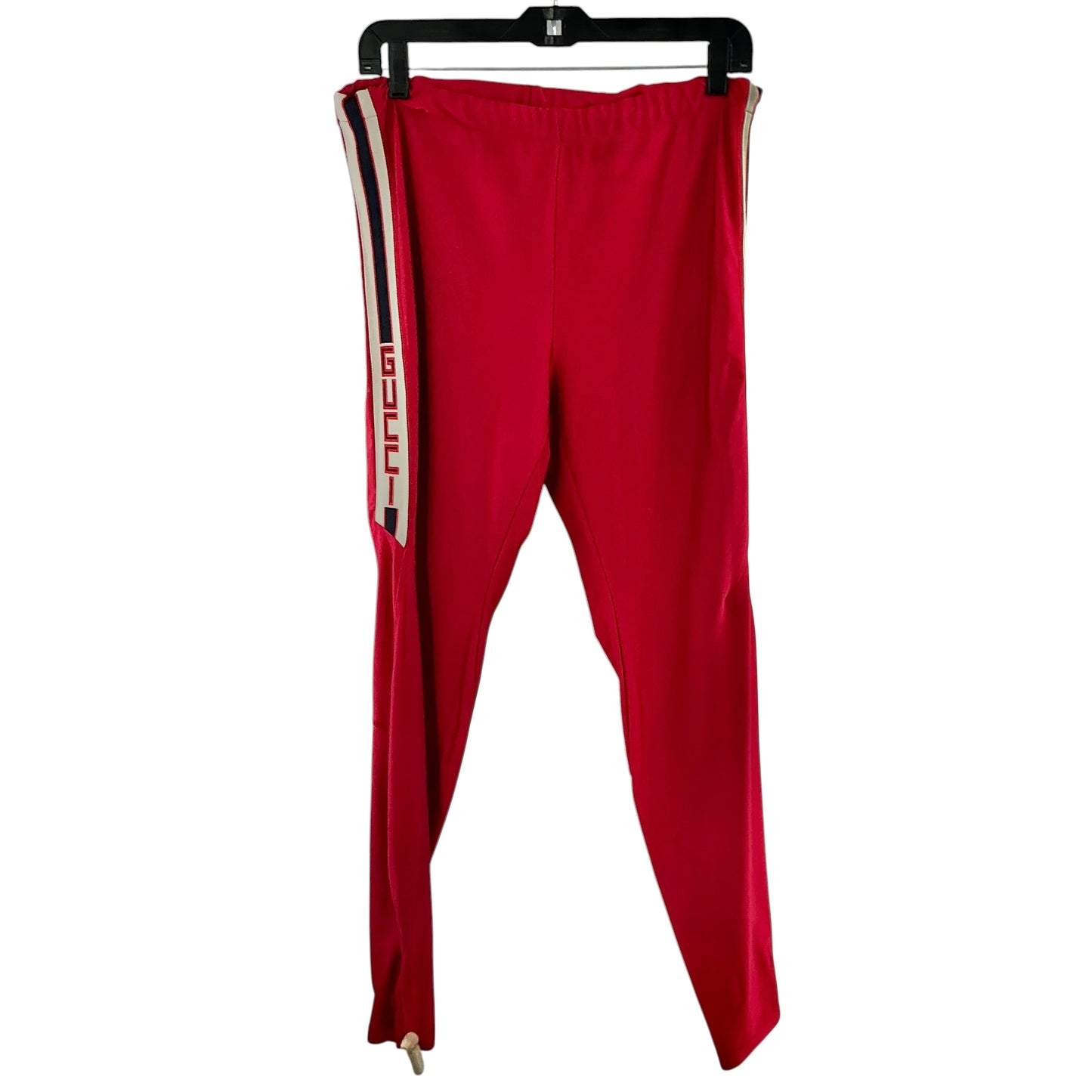Gucci Red Logo Leggings / Jogging Pants