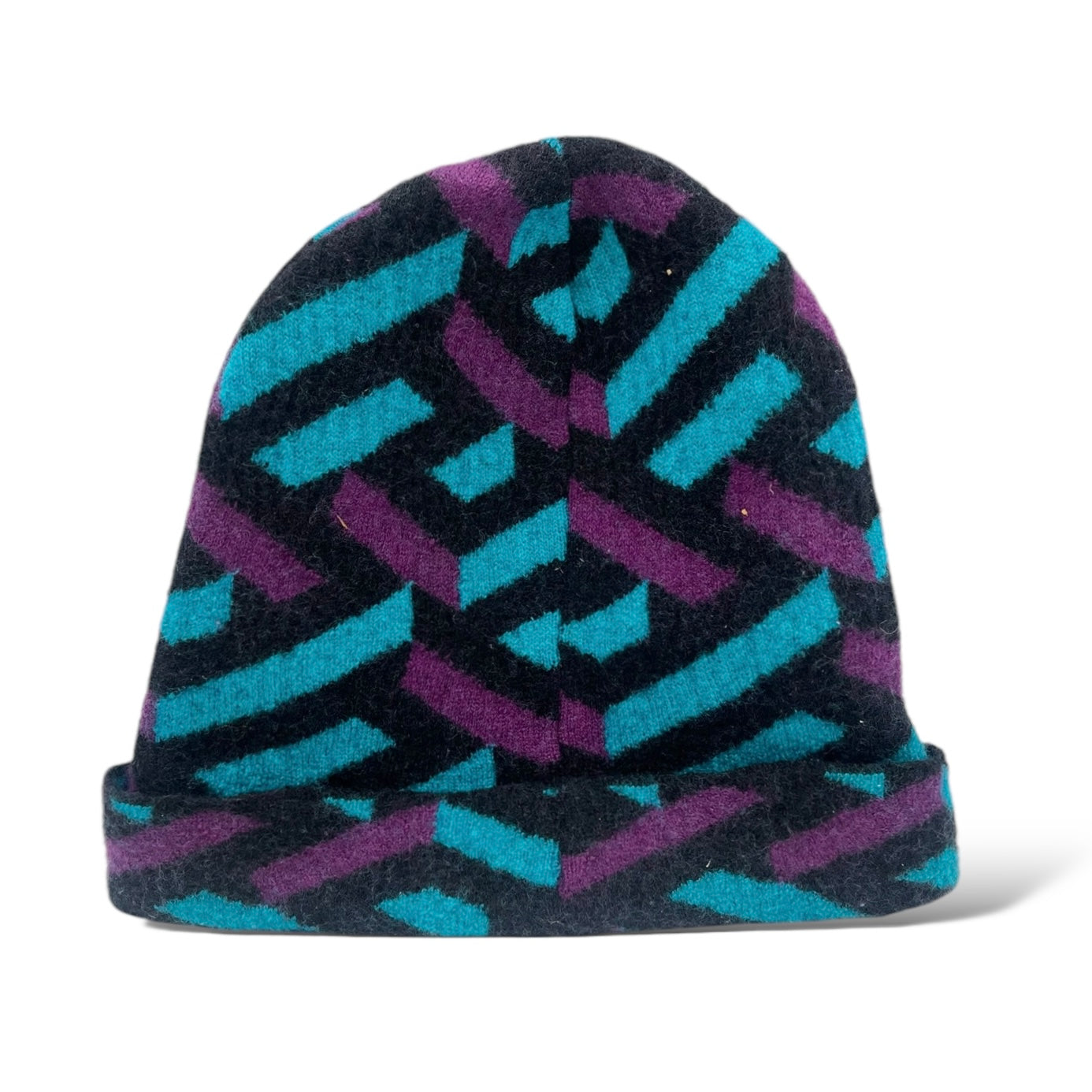 Versace La Greca-Pattern Beanie