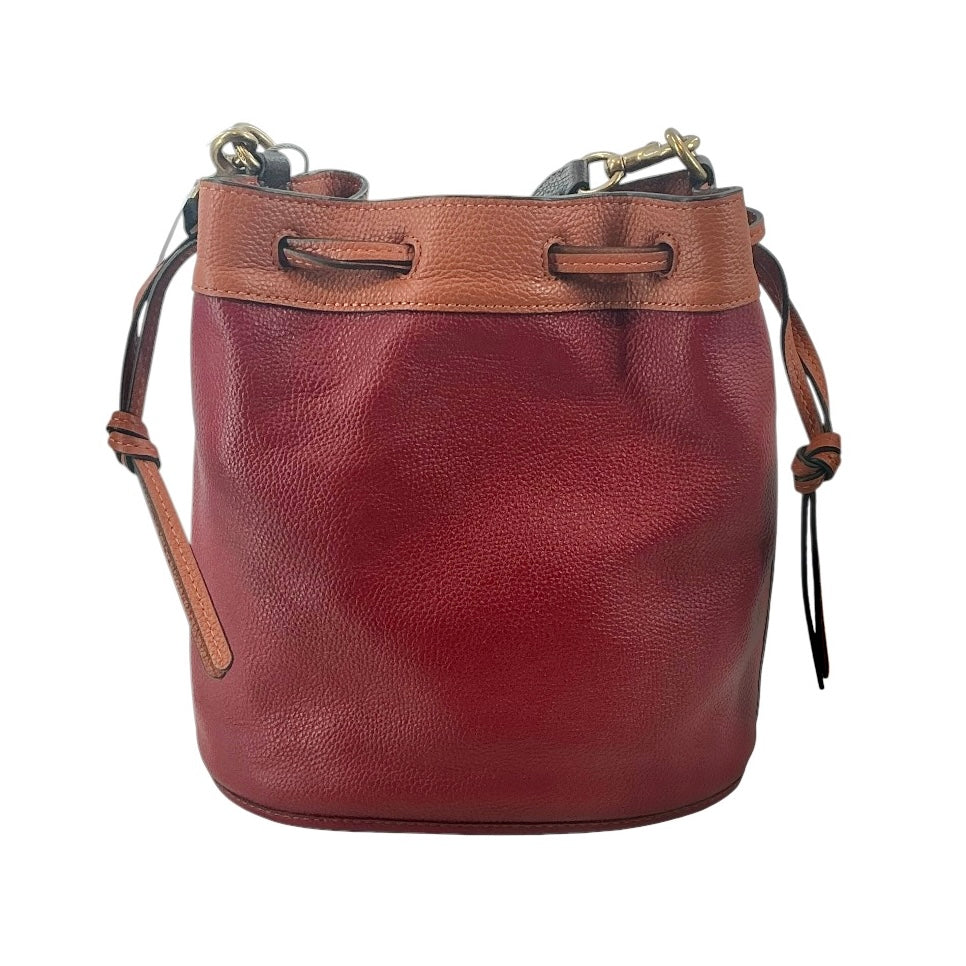 Coach Field Bucket Bag in Colorblock Leather with Coach Badge