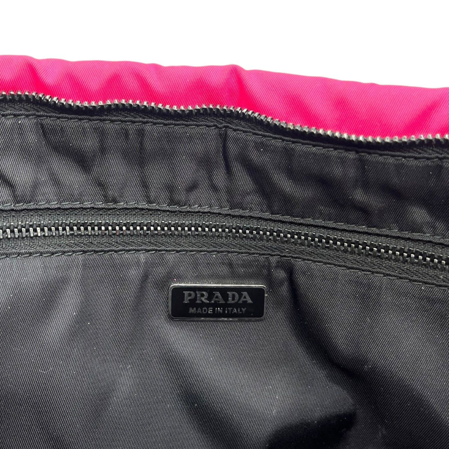 Prada Medium Padded Nylon Clutch Bag