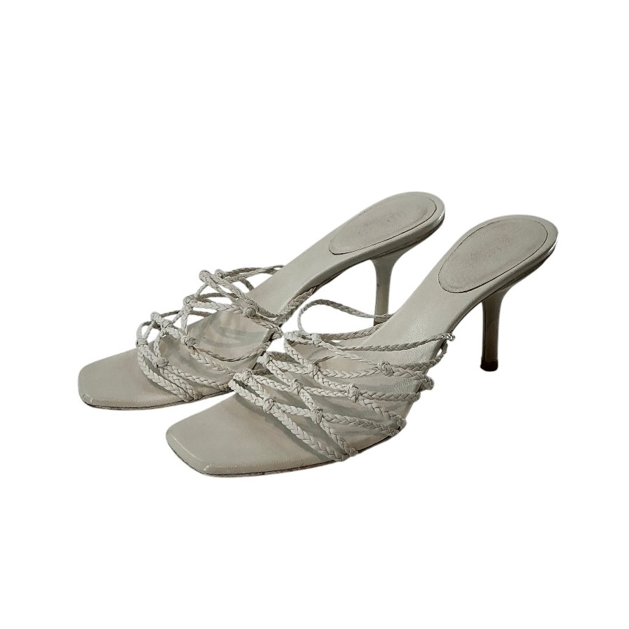 Gucci Strappy Braided Leather Mules