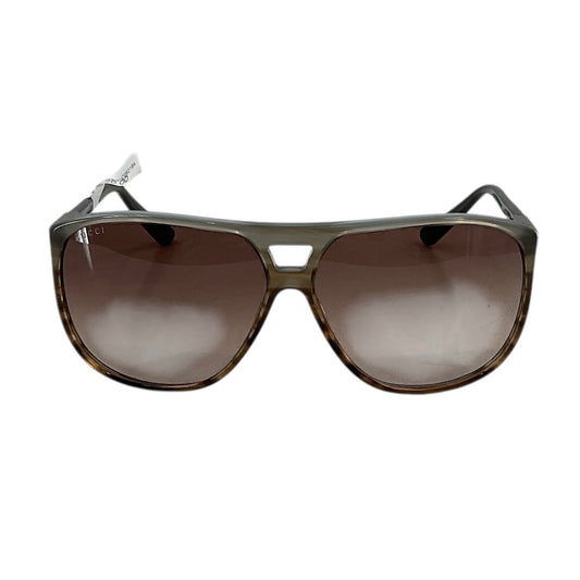Gucci GG1640 Retro Teardrop Aviator Sunglasses