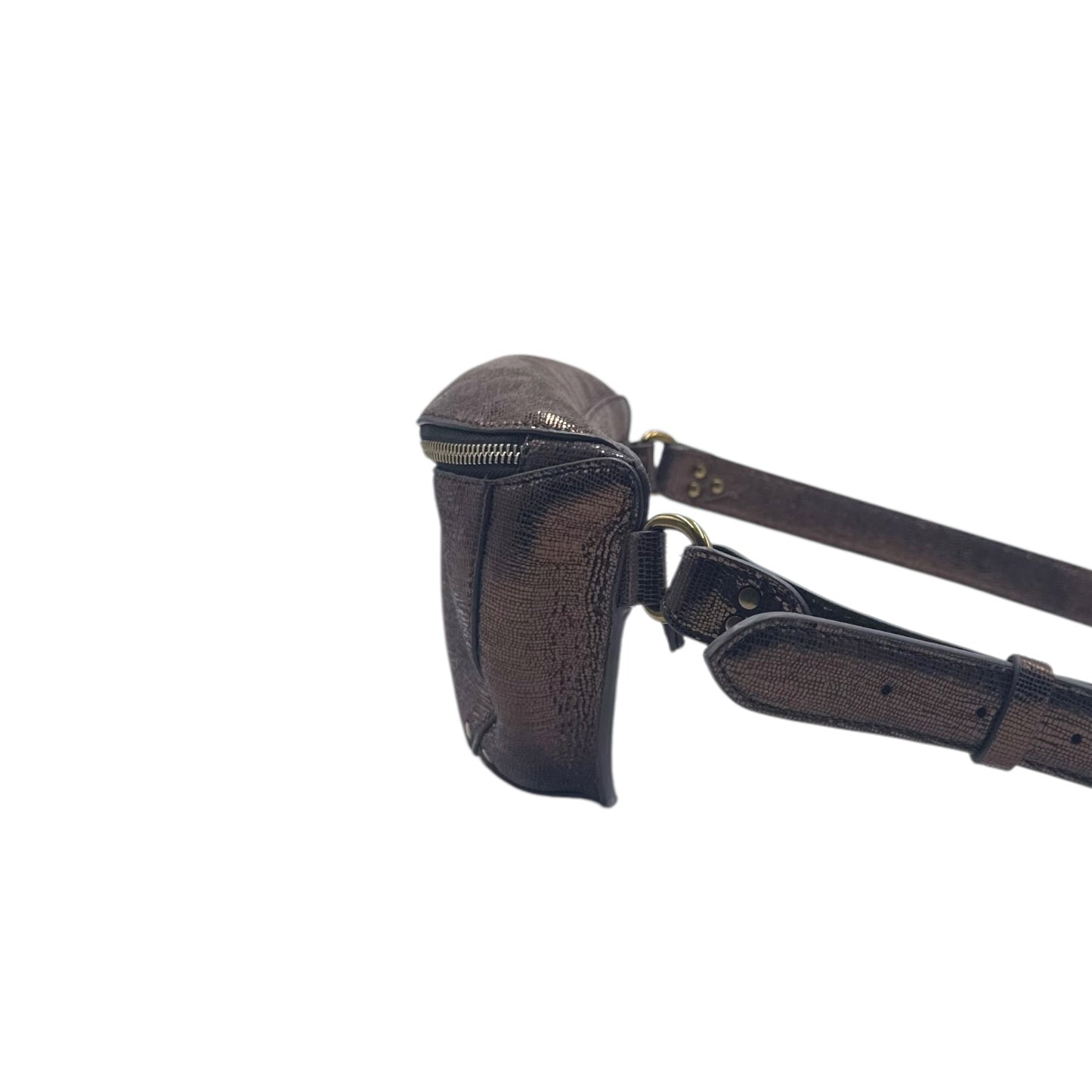 Jerome Dreyfuss Lino Lamé-Effect Metallic Belt Bag