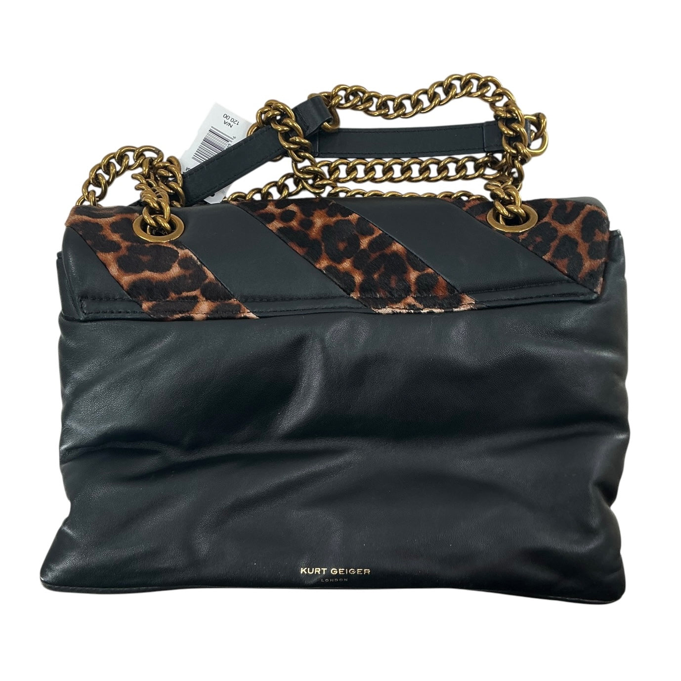 Kurt Geiger London Large Soho Leather & Calf Hair Shoulder Bag