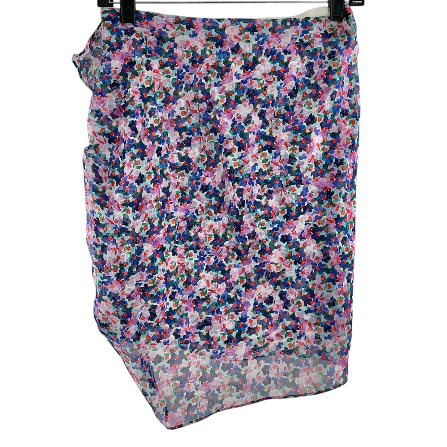 Veronica Beard Spencer Floral Silk Ruffle Mini Skirt