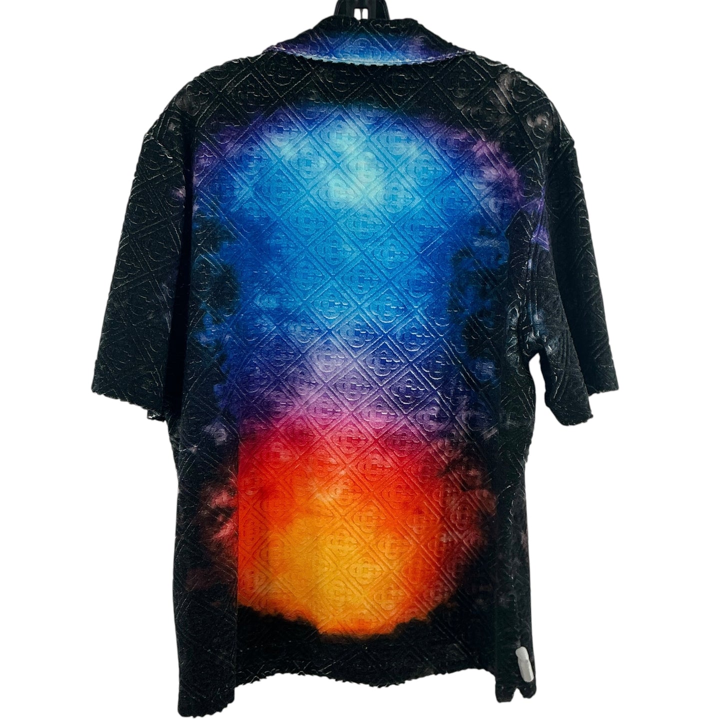 Casablanca Paris Open Collar Jacquard Monogram Tie-Dye Shirt