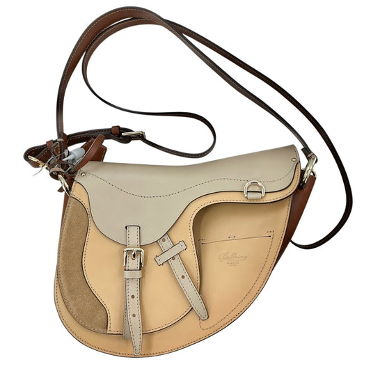 Boldrini Selleria "Sveva" Tricolor Leather Saddle Bag
