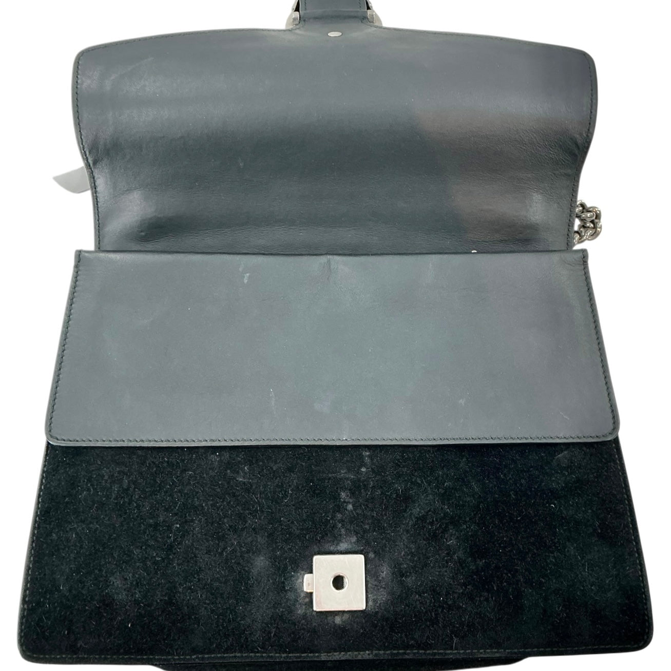 Gucci Dionysus Medium Black Suede Shoulder Bag