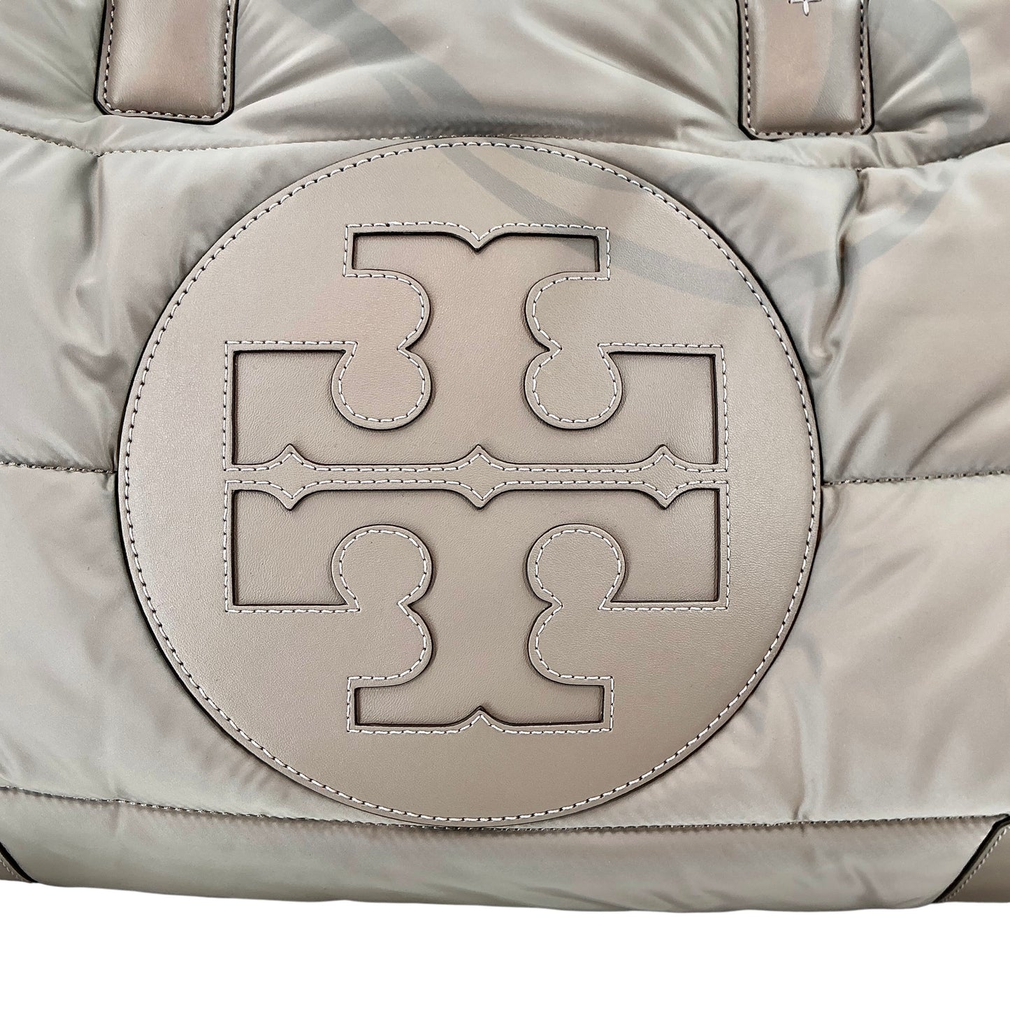 Tory Burch Ella Puffer Tote Bag - Gray Heron