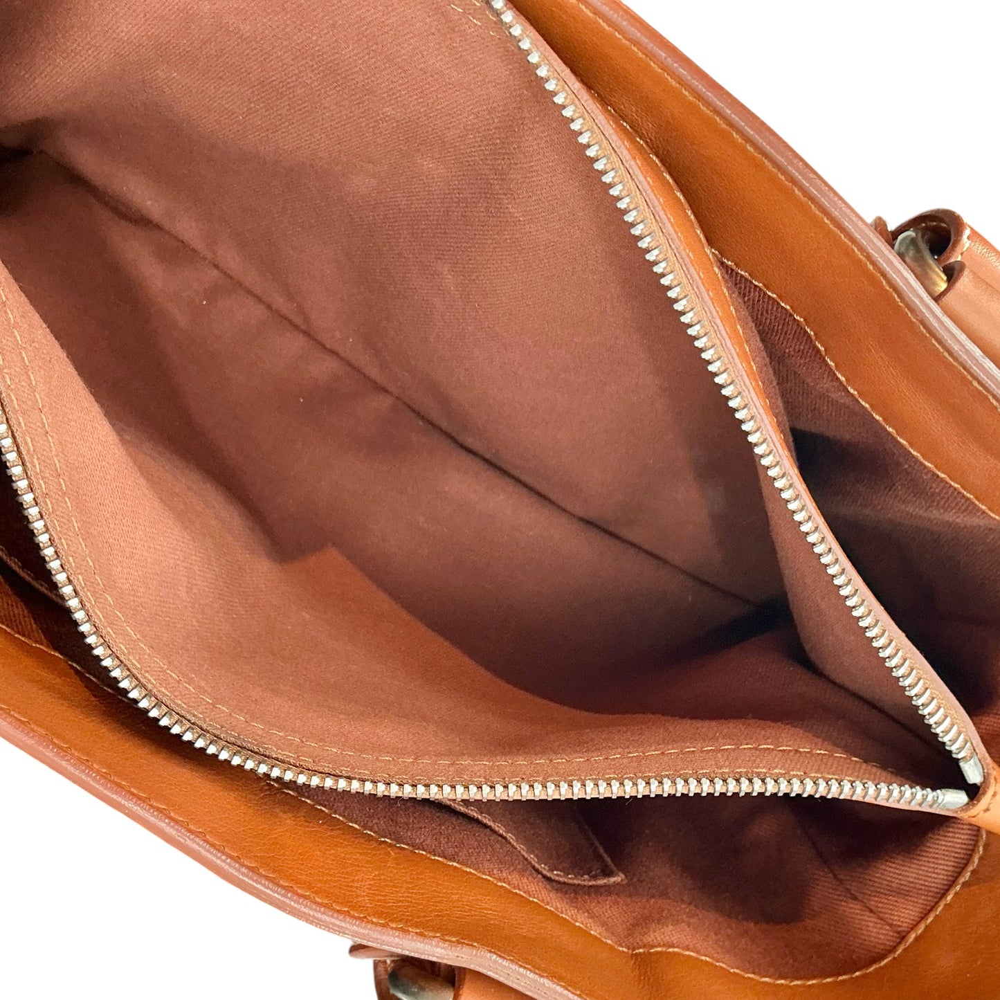 Celine Vintage Brown Leather Boogie Bag
