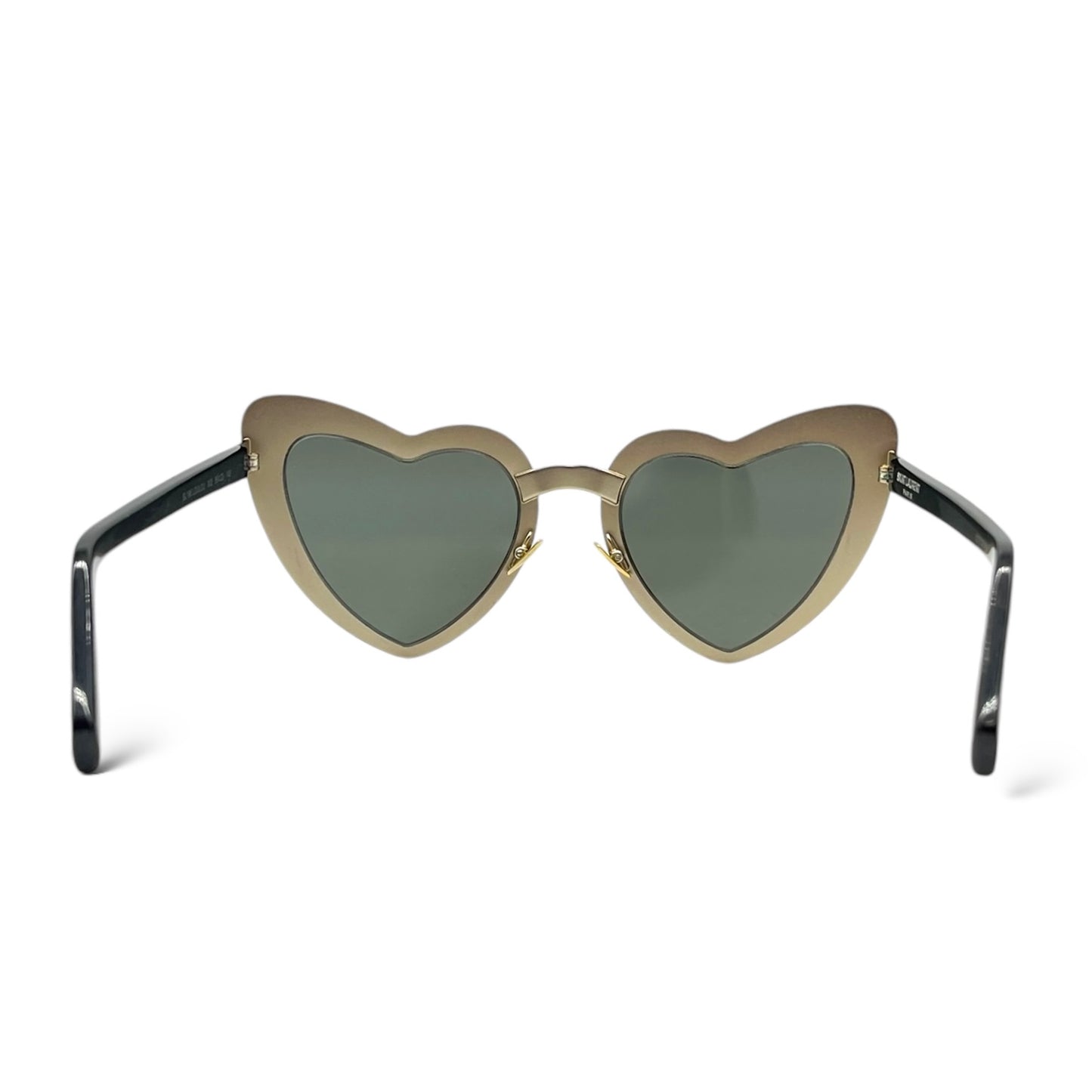 Saint Laurent Loulou SL196 Black Metal Heart Sunglasses