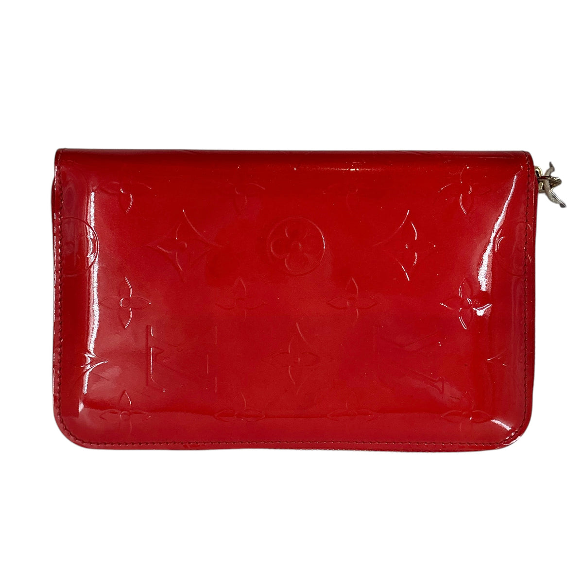 Louis Vuitton Monogram Vernis Zippy Long Wallet - Pomme D'Amour Red