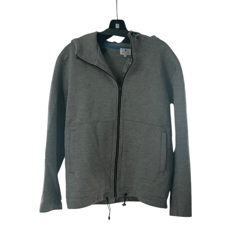 Lanvin Gray Full Zip Hooded Sweatshirt