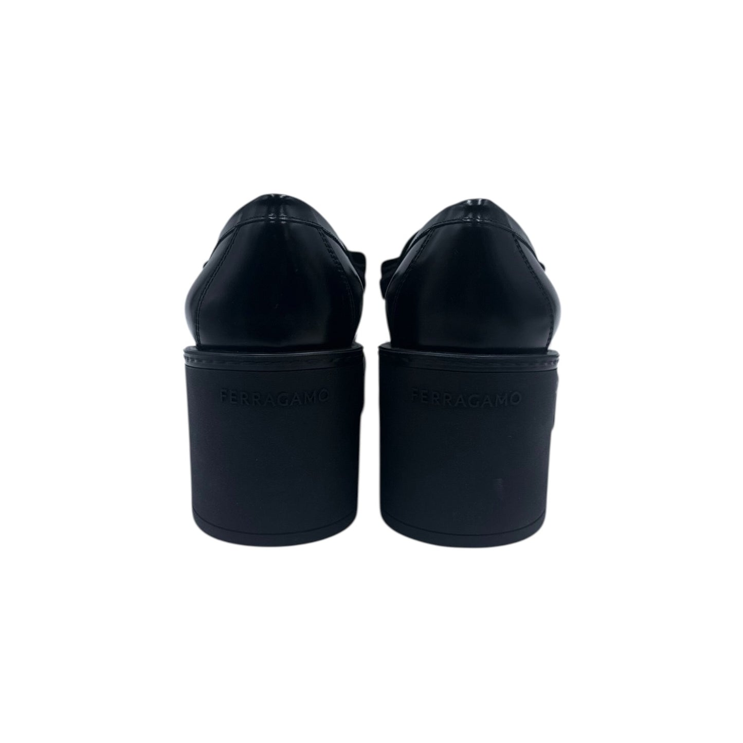 Salvatore Ferragamo Chunky Heeled Vara Bow Loafer