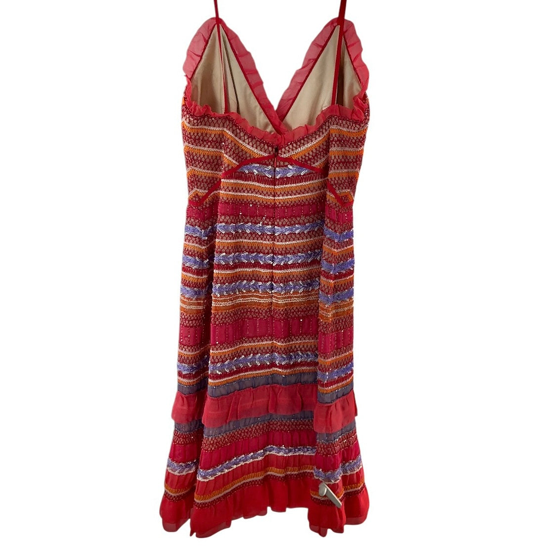 Carolina Herrera Boho-Chic Embroidered Midi Dress